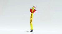 Skydancer air dancer wacky waving inflatable tube man animation