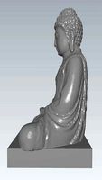 MakeIT Buddha Statue Sculpture 3D Model