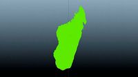 Madagascar map symbol