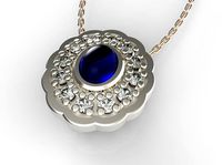 Art deco style pendant in stl format | 3D