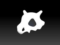 Cubone Skull 3D Print Pokemon | 3D