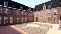 Old building courtyard