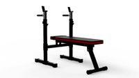 Adjustable weight bench station