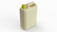 Plastic 5L can mockup