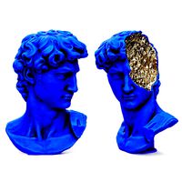 Bust of David Michelangelo Halfhead