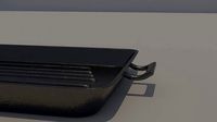 Cast iron grill pan