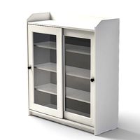 HAUGA - Glass door cabinet