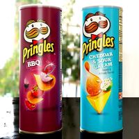 Pringles Cheddar and Sour Cream - BBQ