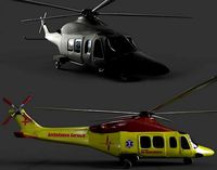AgustaWestland AW139 Two skins model