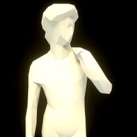 David Sculpture Low Poly