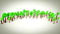 Cartoon Tree Forest Pack