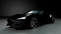 Lykan Hypersport Sports Cars - Black 3D model
