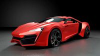 Lykan Hypersport Sports Cars - Orange