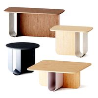 U Wooden coffee table by La Cividina