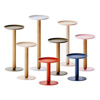 Balans Steel and wood plant pot by Artifort