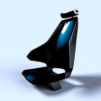 Car seat concept 3D model - Concept Brash