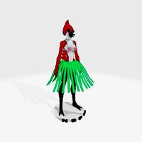 regular show margaret beach | 3D