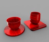 Wooden Cups
