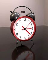 Decorative table clock