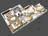 appartement floor plan MODERN high quality hm1