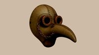 Plague Doctor Mask - Sci-Fi - Character Design