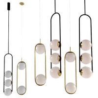 A set of chandeliers Tel Aviv HOOP DUO