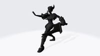 RIVEN STATUE LEAGUE OF LEGENDS GAME CHARACTER  | 3D