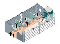 Temporary 8 sleeper ICU tents for COVID19 patients by Shawlin