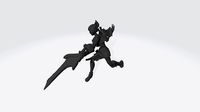 RIVEN STATUE LEAGUE OF LEGENDS GAME CHARACTER  | 3D