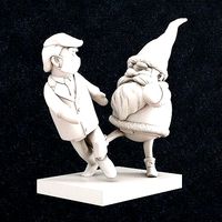 Santa Claus Tramp Christmas | 3D