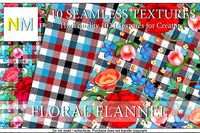 Floral Flannel 10 Seamless Texture