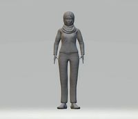 Hijab model | 3D