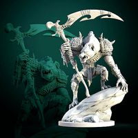 Mezg Gnoll Commander 32mm and 75mm pre-supported | 3D