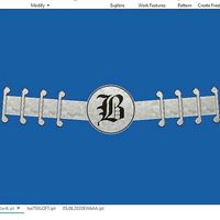 B letter death note font earsaver | 3D