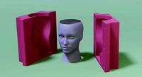 Matriz para hacer maceta | 3D