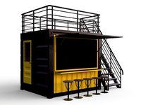 10ft Container Kiosk