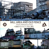 Photo Reference Pack Mill AREA and FENCE NEAR BY
