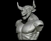 Minotaur Bust | 3D