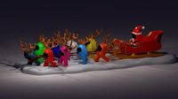 Among us christmaszs concept  | 3D