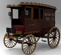 Commercial Horse-Drawn Wagon