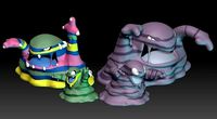 Pokemon Grimer and Muk - Alolan form included | 3D