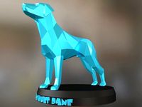 Poly Boxer Great Dane | 3D