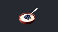 Porridge with Blueberries