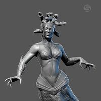 Gorgon miniature | 3D
