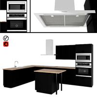 Modern Kitchen Kungsbacka Efficient
