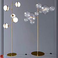 Peggy Guggen Brass Bolle Floor 12 Bubbles