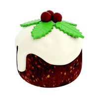 Chocolate nut cake with red currant