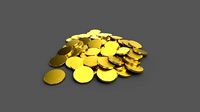 Gold Coin Pile