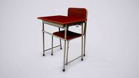 Japanese School Desk and Chair