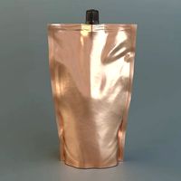Glossy metallic doy-pack with dispenser